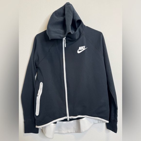 Nike Women's sportswear tech fleece oversized full Zip-Up Hoodie cape small - Picture 4 of 14